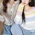 Women's Lightweight Lace- Long Sleeve Top Pack of 2 ( CRC-1)