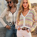 Women's Lightweight Lace- Long Sleeve Top Pack of 2 ( CRC-20)