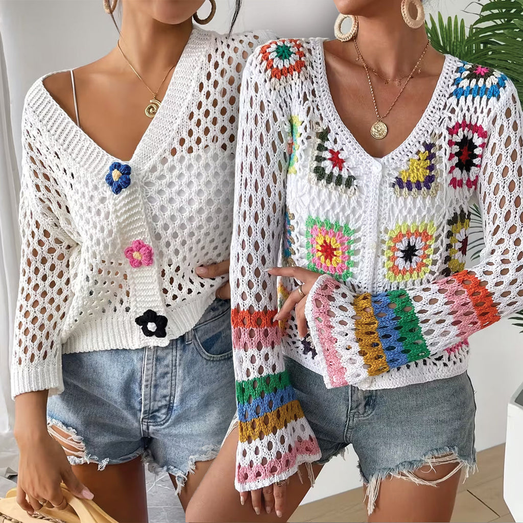 Women's Lightweight Lace- Long Sleeve Top Pack of 2 ( CRC-23)