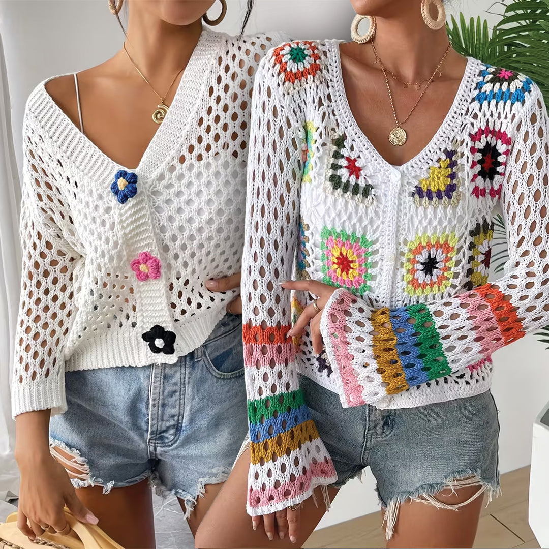 Women's Lightweight Lace- Long Sleeve Top Pack of 2 ( CRC-23)