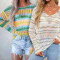 Women's Lightweight Lace- Long Sleeve Top Pack of 2 ( CRC-15)