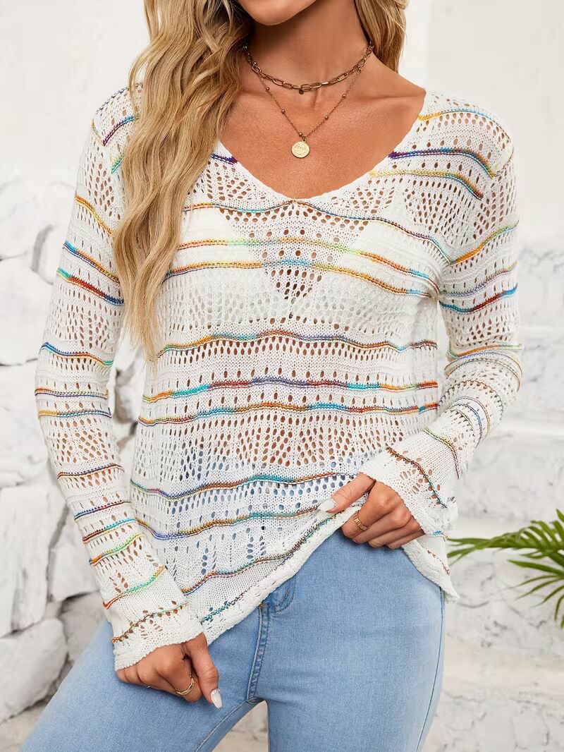 Women's Lightweight Lace- Long Sleeve Top Pack of 2 ( CRC-6)