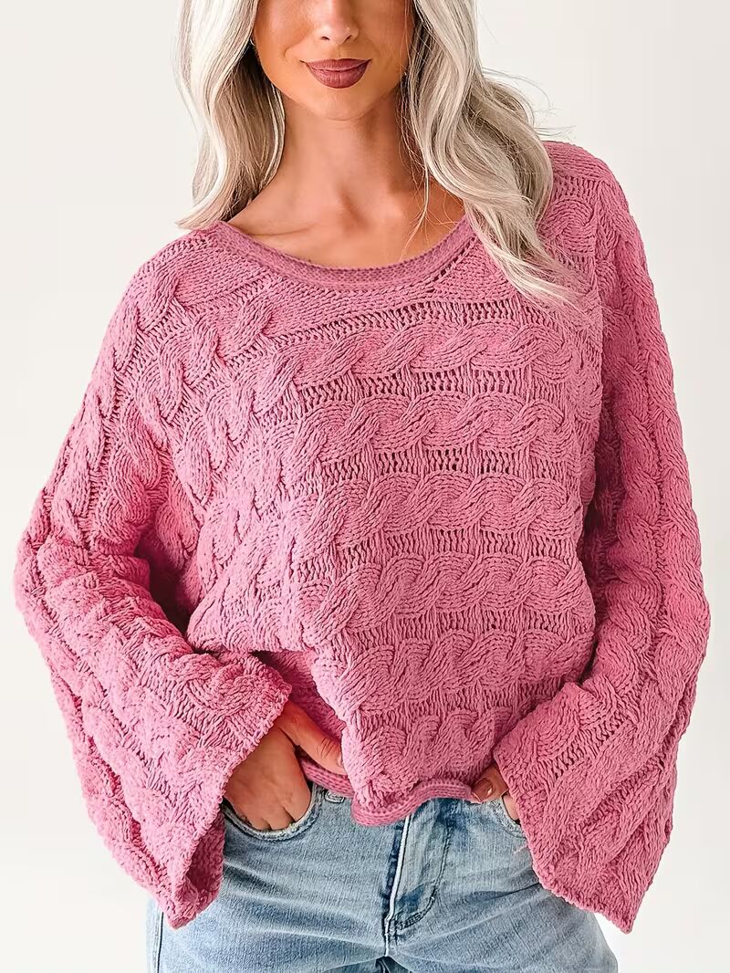 Women's Lightweight Lace- Long Sleeve Top Pack of 2 ( CRC-3)