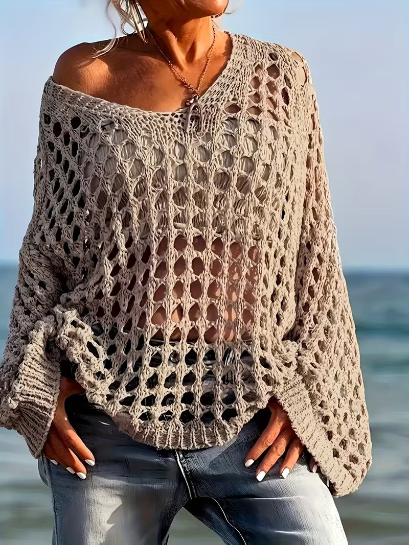 Women's Lightweight Lace- Long Sleeve Top Pack of 2 ( CRC-26)