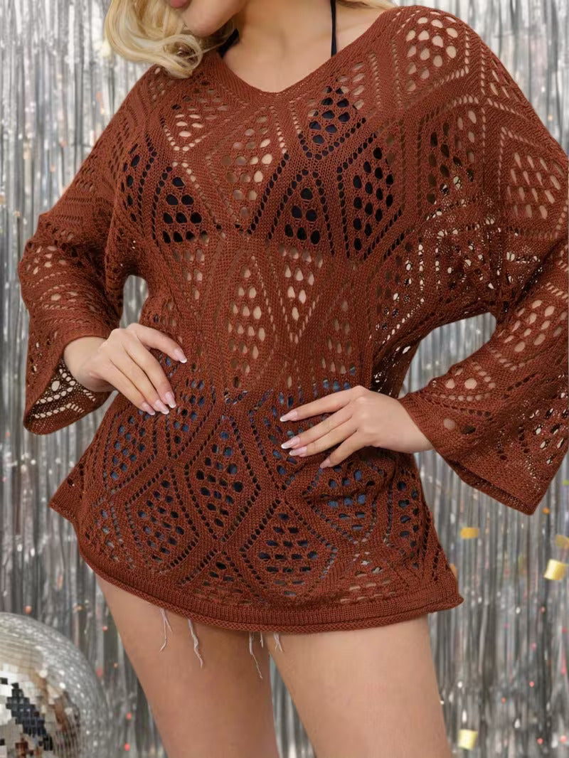 Women's Lightweight Lace- Long Sleeve Top Pack of 2 ( CRC-24)