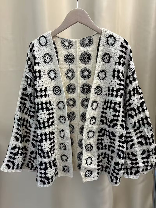 Cotton Shrugs for Women Stylish Boho Beach Embroidery Cover Up Western Layer for Tops