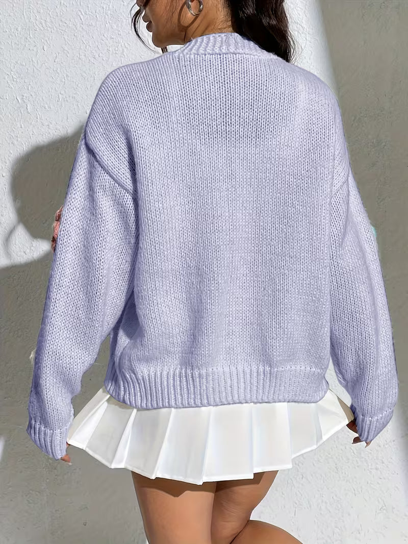 Women's Lightweight Lace- Long Sleeve Top