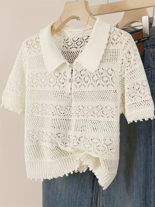 Women Sheer Lace Beach Cover Up Full Sleeve