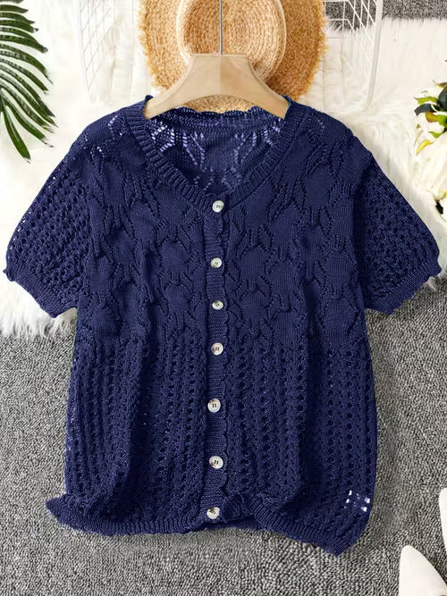 Women’s Floral Lace Cape Top – Lightweight Sheer Poncho Overlay