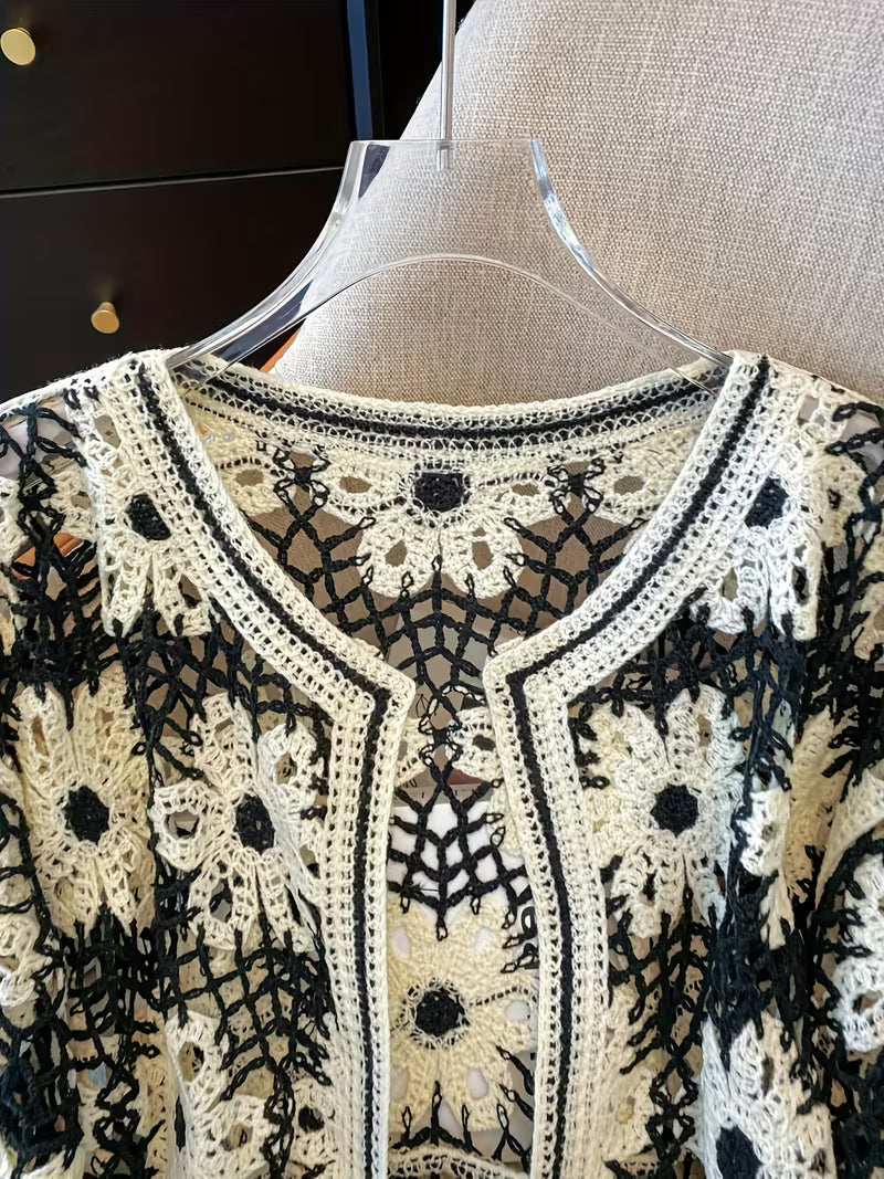 Women's Lightweight Lace- Long Sleeve Top