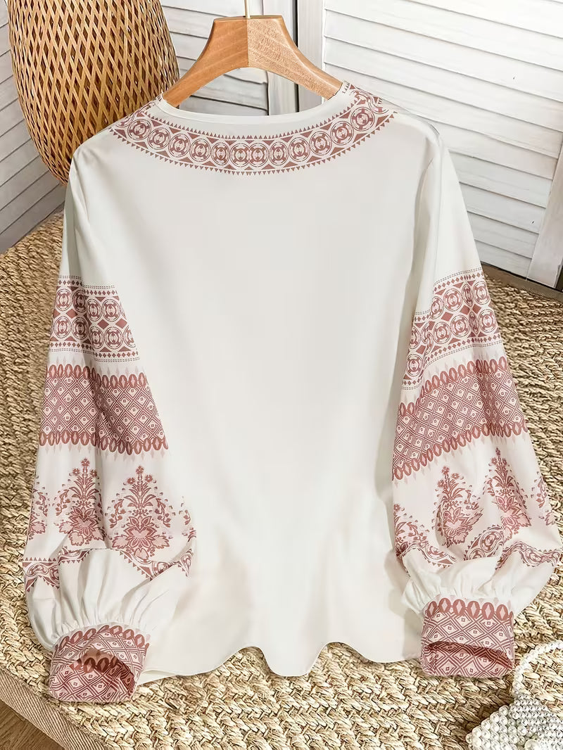 Women's Lightweight Lace- Long Sleeve Top