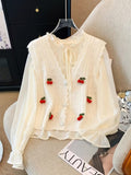 Women's Lightweight Lace- Long Sleeve Top